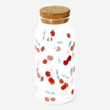 Glass jug with cherry print - 540 ml