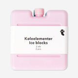Blue and pink ice blocks - 2 pcs