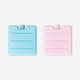 Blue and pink ice blocks - 2 pcs