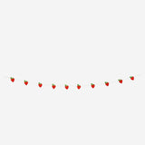 Strawberry felt garland - 300 cm