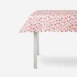 Paper tablecloth with berry print - 180x120 cm