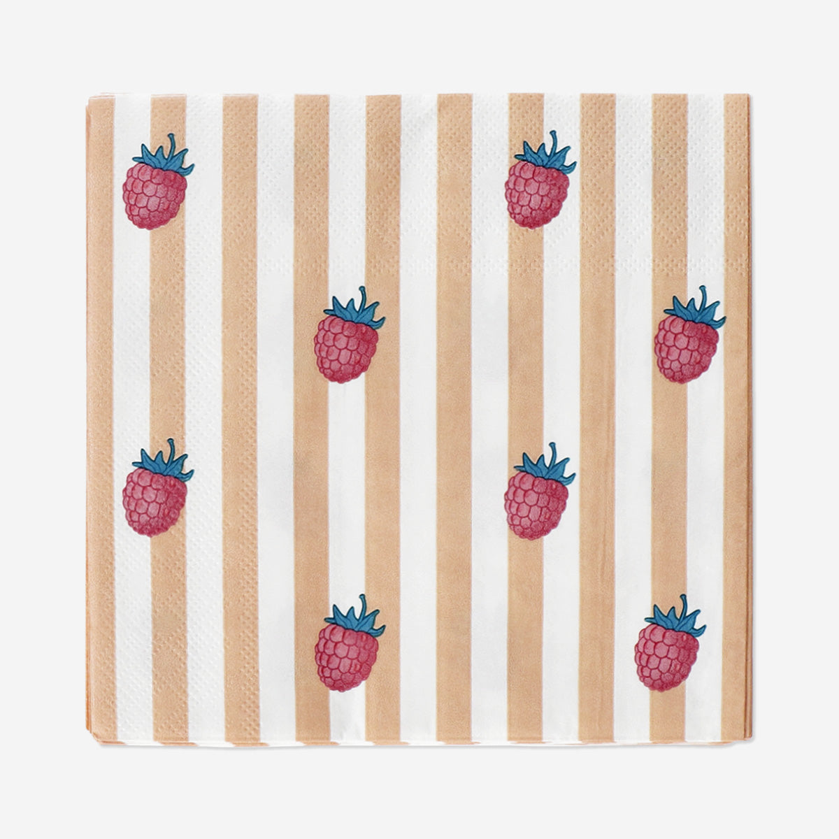 Napkins with red berries - 16 pcs