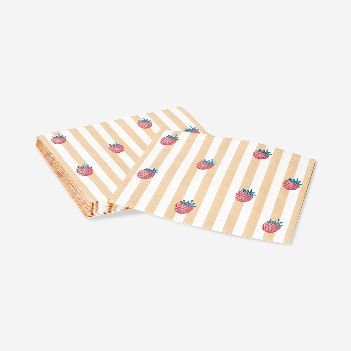 Napkins with red berries - 16 pcs