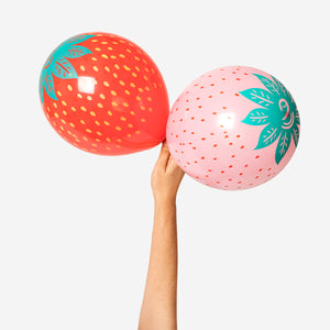Kırmızı Meyve Şeklinde 6'lı Balon