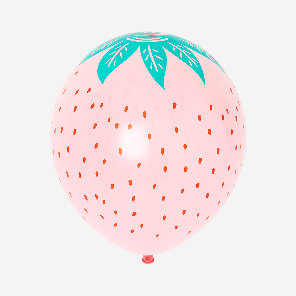Strawberry and raspberry balloons - 6 pcs