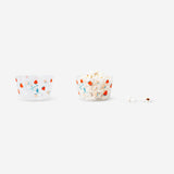 Bowls with strawberry print - 2 pcs