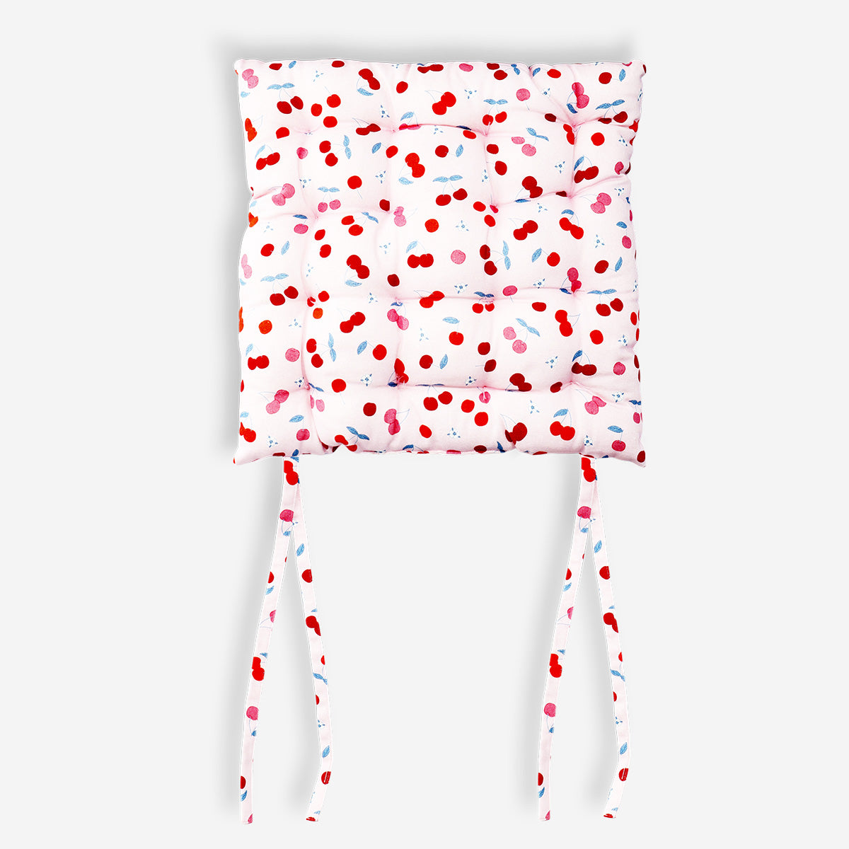 Seat cushion with berry print - 40x40 cm
