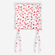 Seat cushion with berry print - 40x40 cm