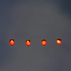 Outdoor string lights - Strawberries
