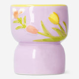 Pembe Çiçek Detaylı Tealight Mumluk