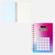 NOTEBOOK W. CALCULATOR GRADIENT