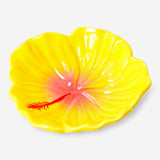 Hibiskus Çiçeği Şeklinde Dekoratif Tabak