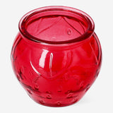 Kırmızı Cam Tealight Mumluk