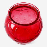 Kırmızı Cam Tealight Mumluk