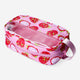 Cosmetic bag with dragon fruit print