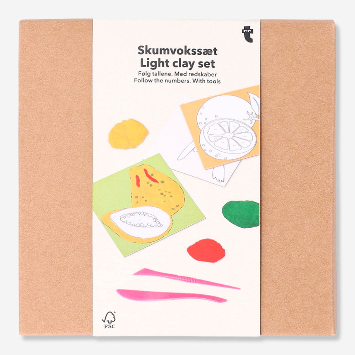 Light clay by numbers set