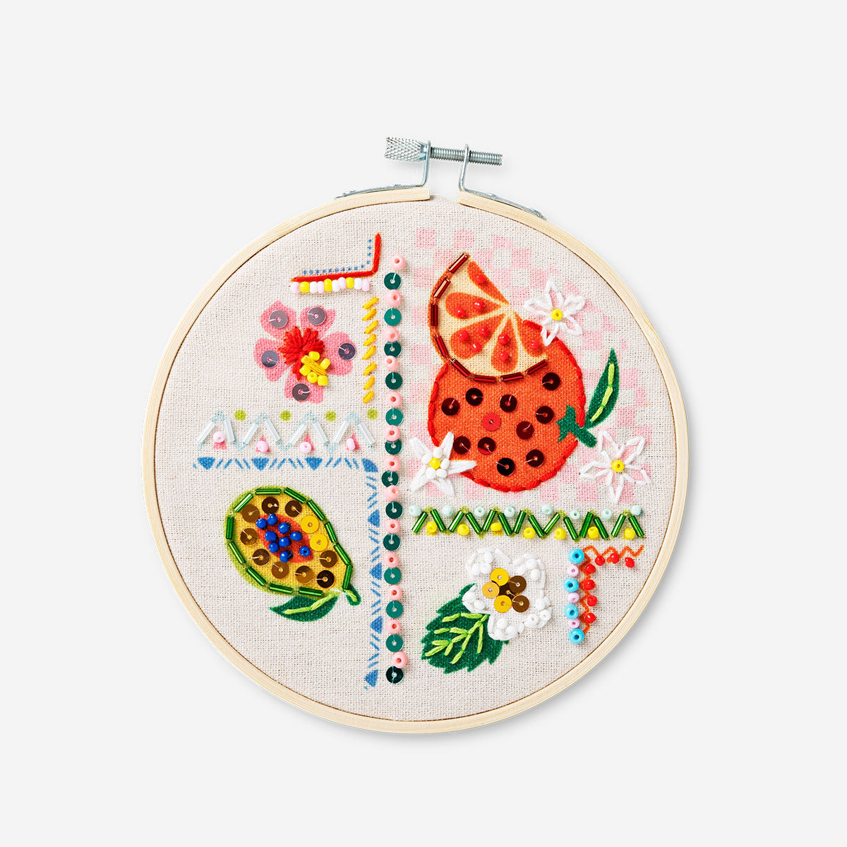 Embroidery kit - Tropical print
