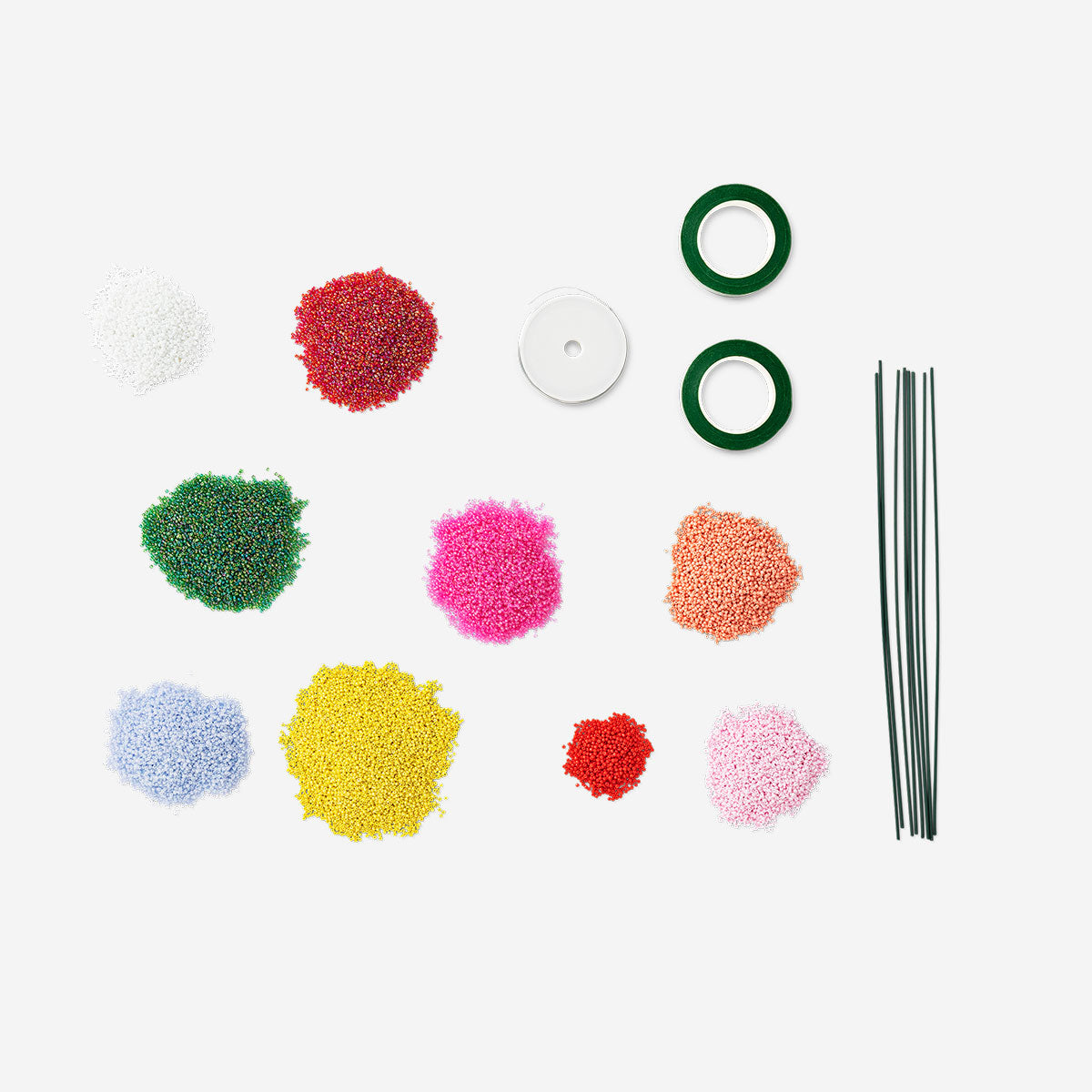 DIY beaded flowers 
