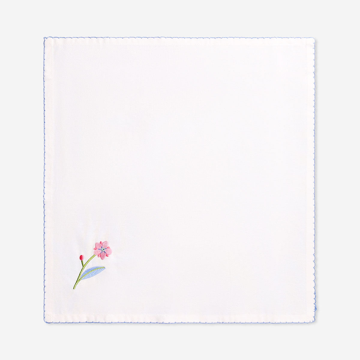 Fabric napkins with flower design - 2 pcs