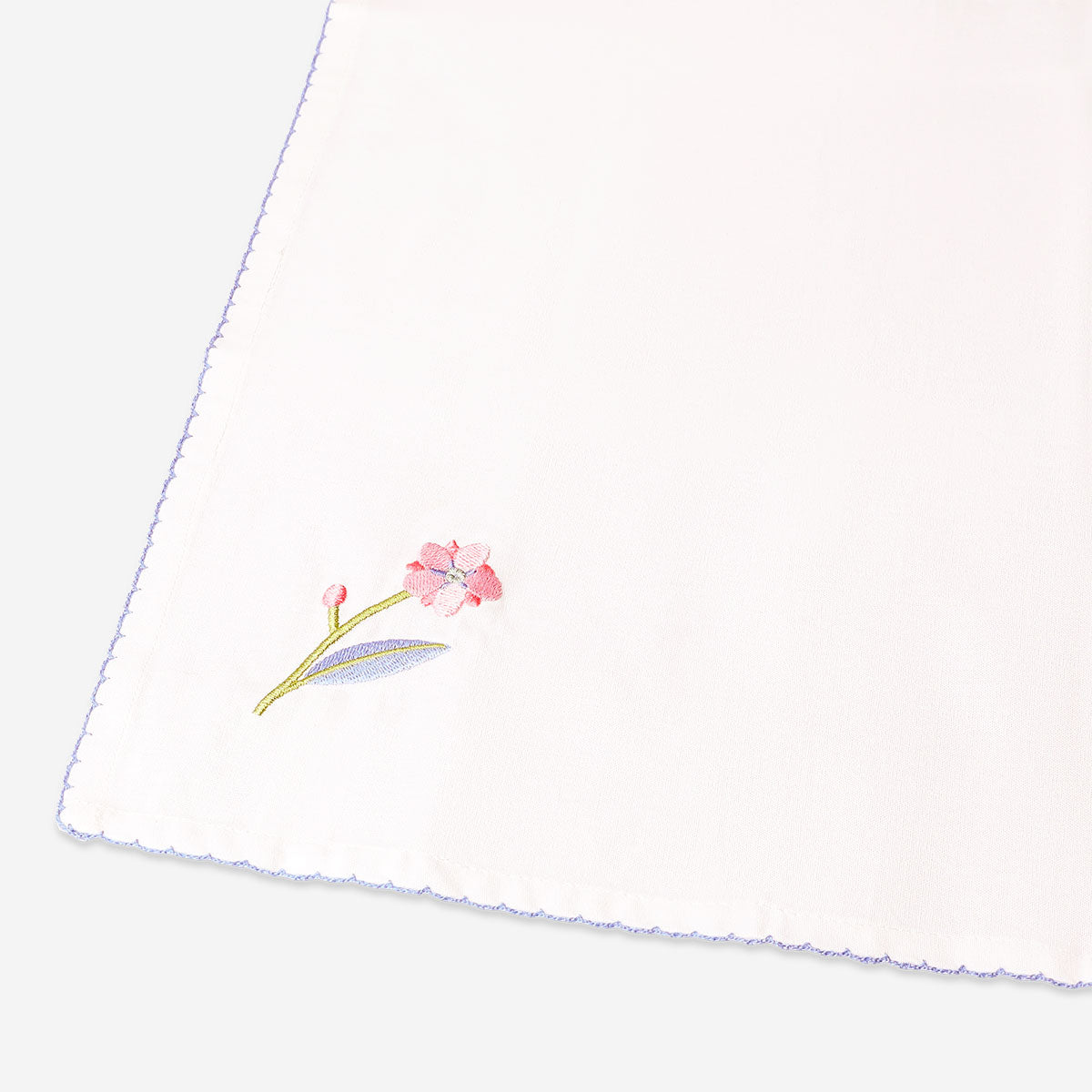 Fabric napkins with flower design - 2 pcs