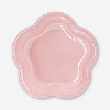 Milky pink glass tealight holder