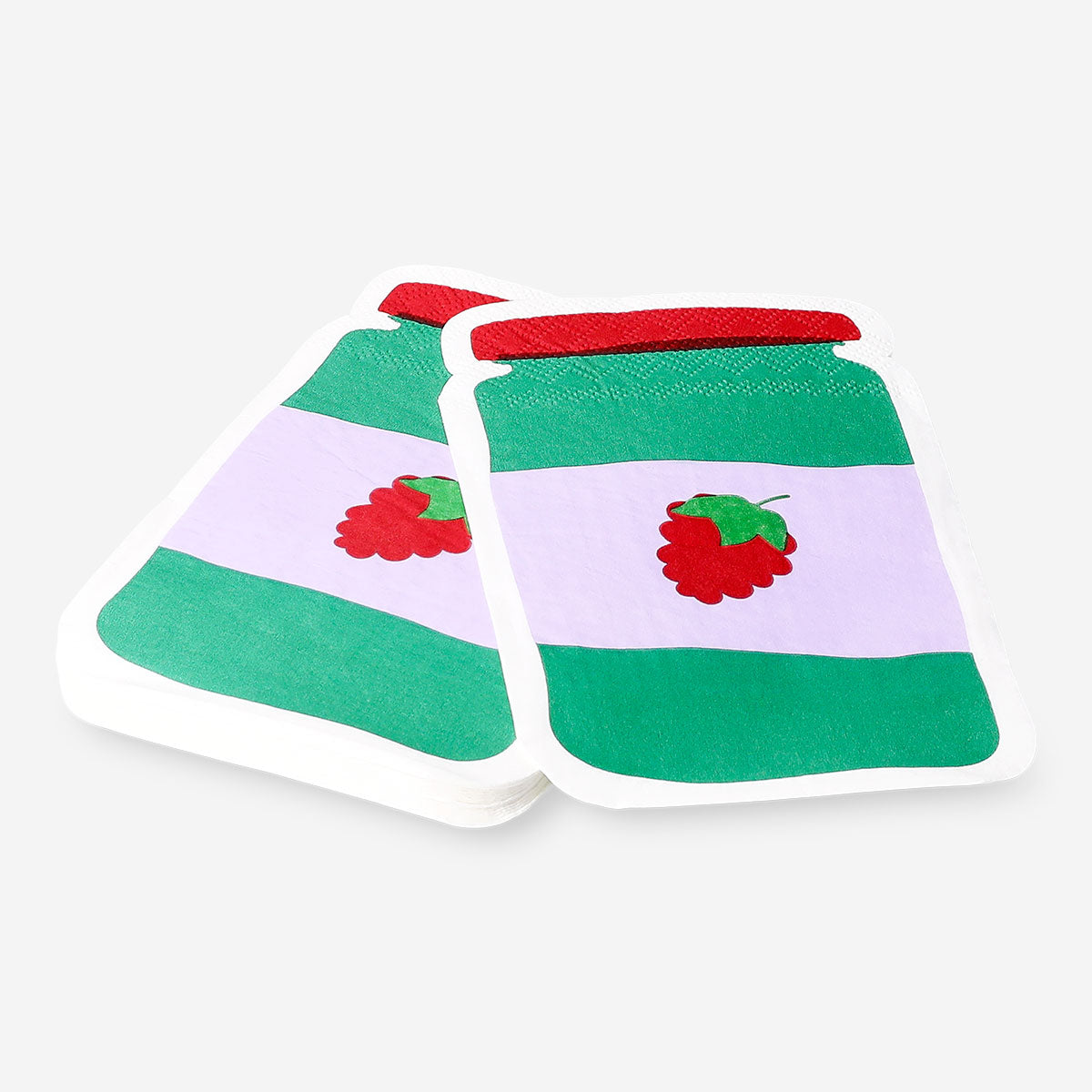 Napkins shaped as jam jar - 16 pcs