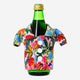 Thermal bag for cup with tropical print
