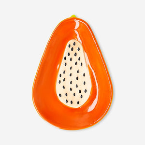 Papaya Şeklinde Seramik Kase