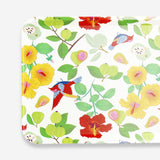 Decorative tray with tropical print