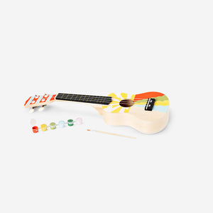 DIY ukulele with paint