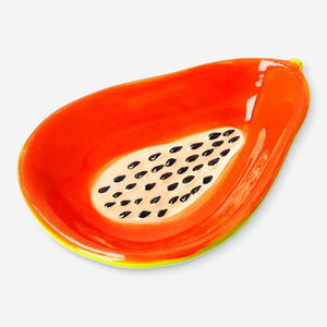 Papaya Şeklinde Seramik Tabak
