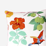 Cushion with tropical print - 45x45 cm