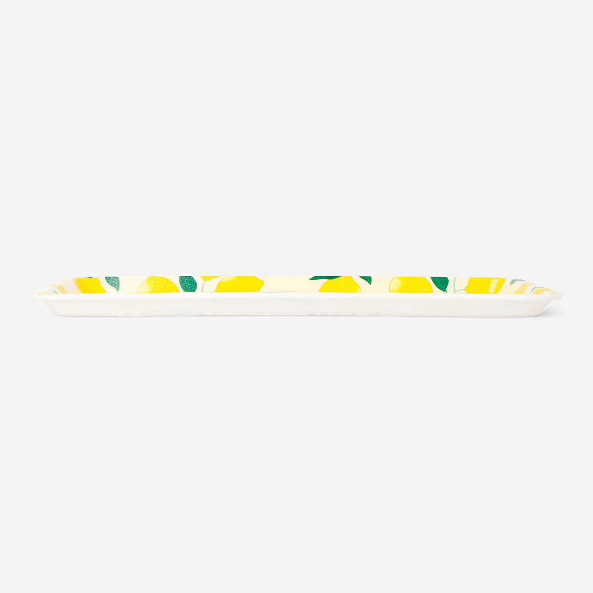 Decorative tray with lemon print - 22x31 cm