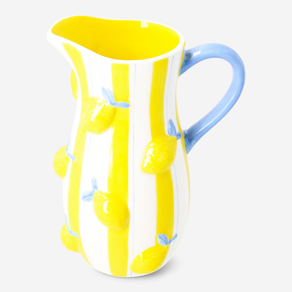 Ceramic jug with embossed lemons - 1.2 L
