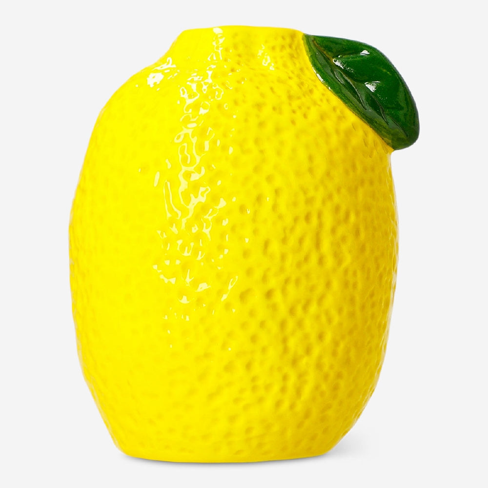Limon Şeklinde Porselen Vazo