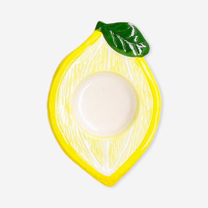 Limon Şeklinde Seramik Tealight Mumluk