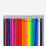 Erasable coloured pencils - 24 pcs