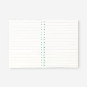 Yeşil Kareli Spiralli B5 Defter