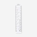 Transparent foldable ruler 