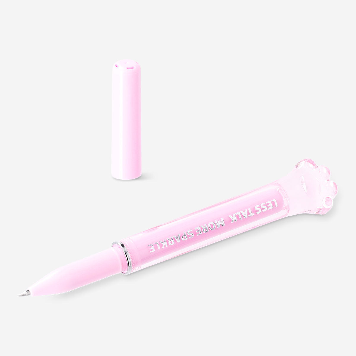 Ballpoint pen - Pink with cat paw