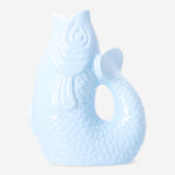 Light blue fish vase - 21 cm