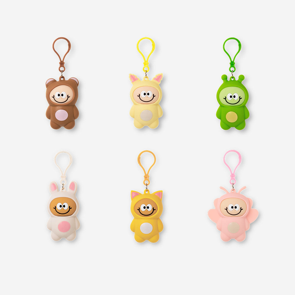 Collectable surprise - Animal outfit characters on keychains