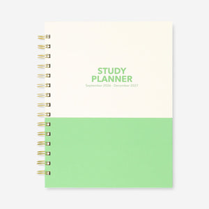 Green study planner 2026-2027 - English