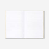 Beyaz Kumaş Kapaklı A5 Defter