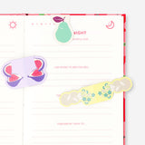 Magnetic bookmarks with summer motifs - 4 pcs 