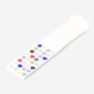 Yıldız ve Kalp Desenli Sticker