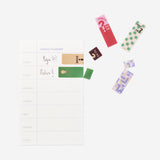 Tab dividers with fun prints and pull-off mechanism - 8 pcs