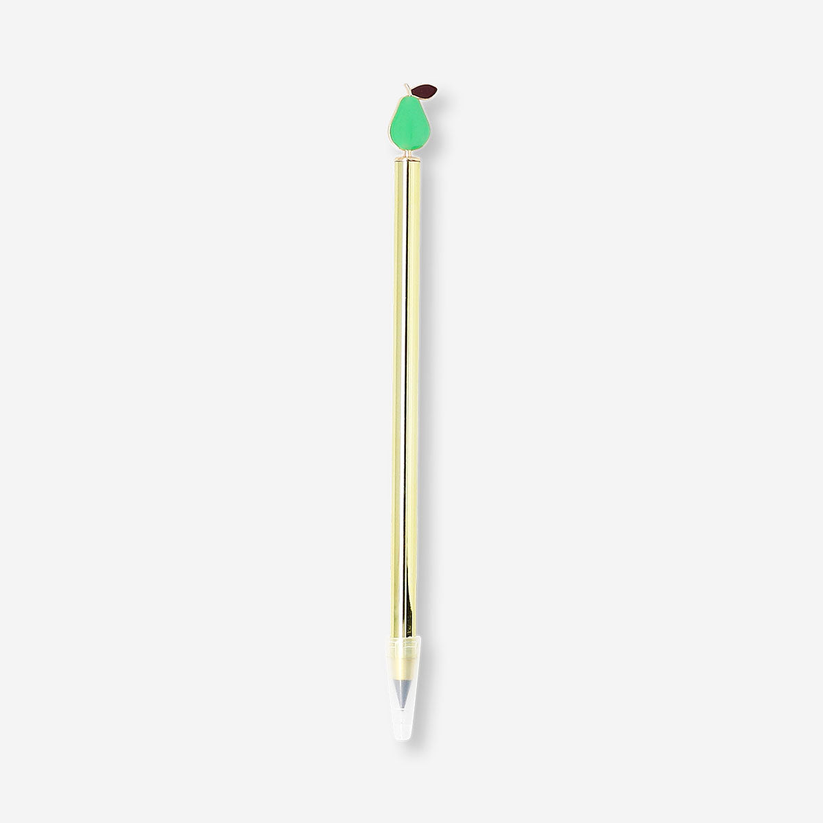 Everlasting pencil - Gold with green pear topper