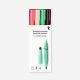 Dual-tip markers for journaling - 4 pcs