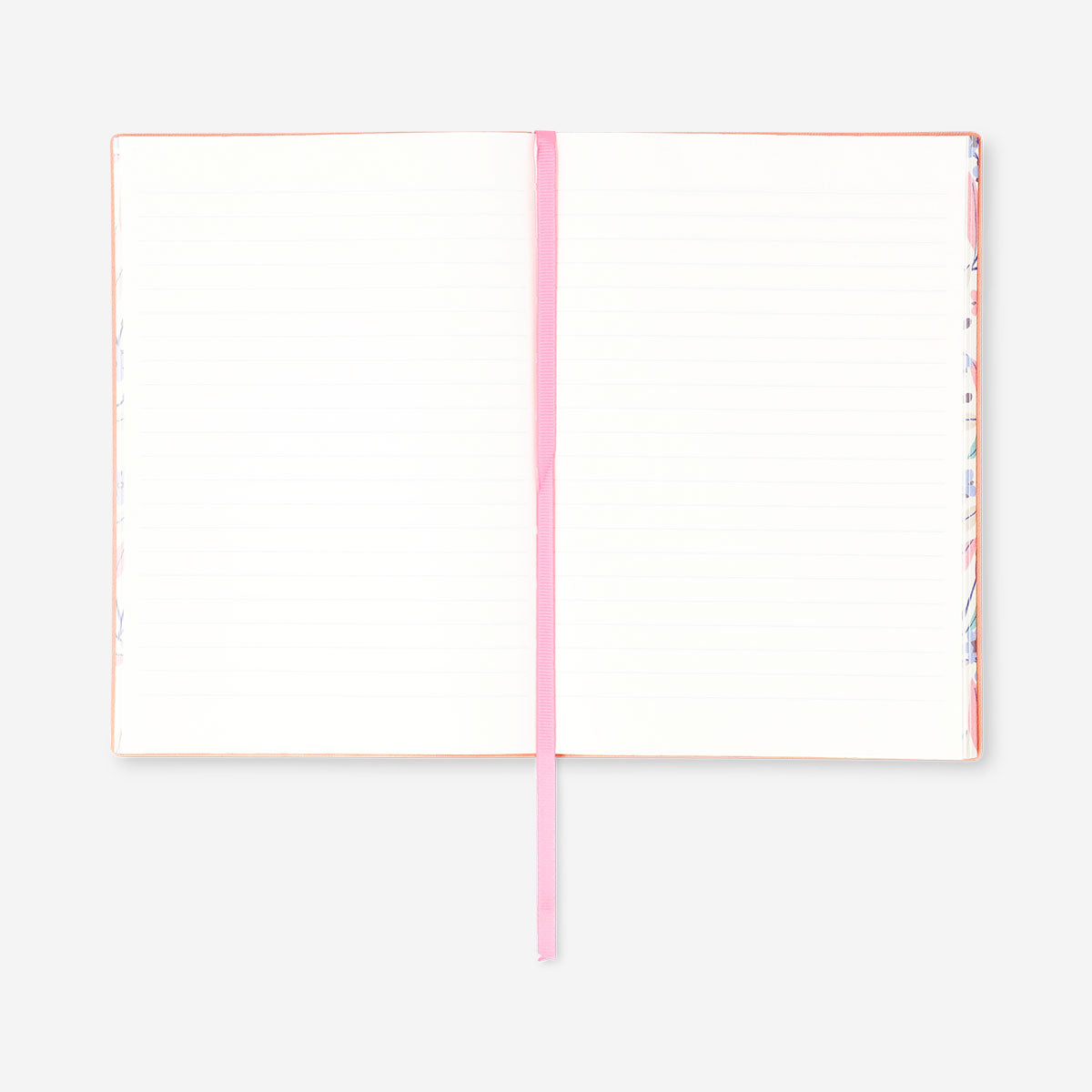 A5 soft cover floral notebook